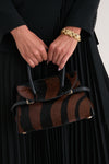 Cacao Multi River Small Top Handle Bag