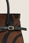 Cacao Multi River Small Top Handle Bag