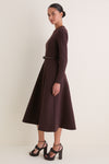 Chocolate Olivienne Dress