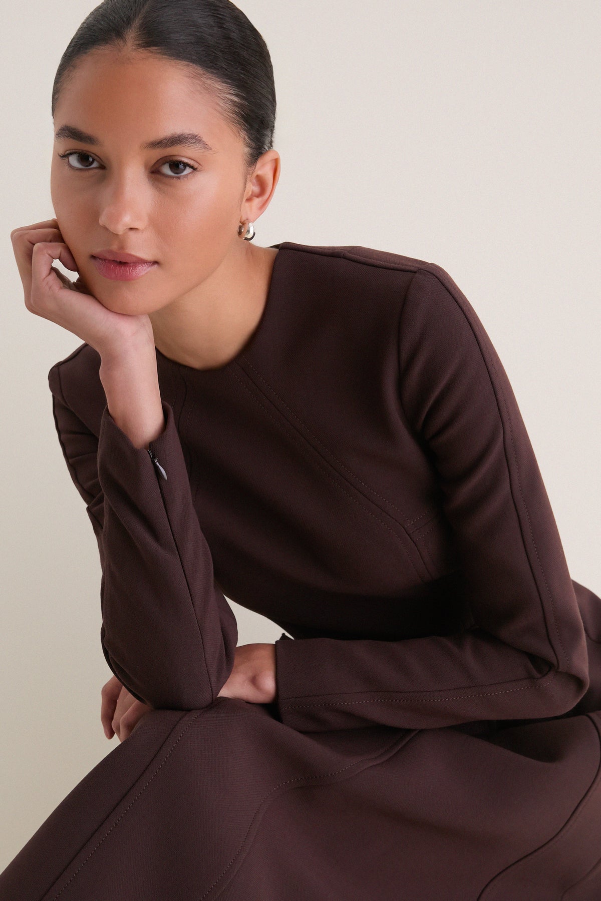 Chocolate Olivienne Dress