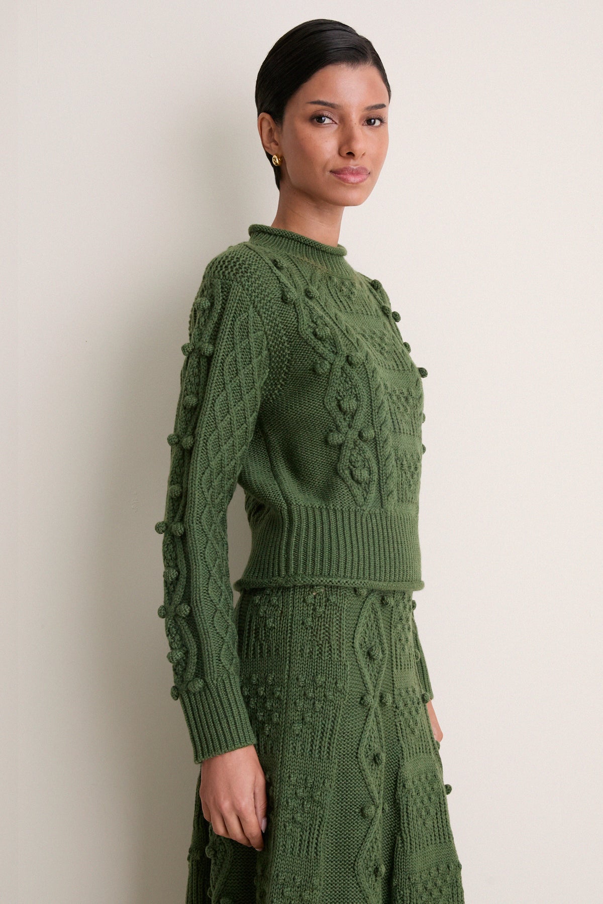 Forest Green Wool Milo Cardigan