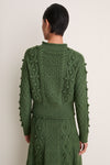 Forest Green Wool Milo Cardigan