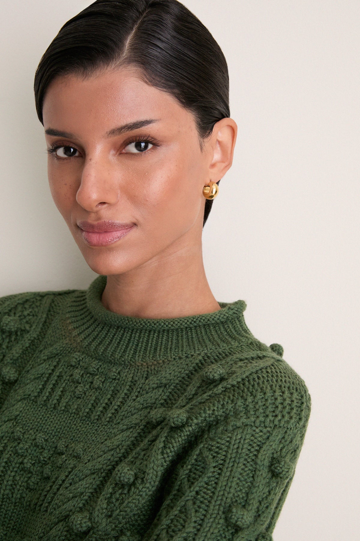 Forest Green Wool Milo Cardigan