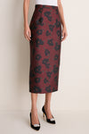 Red and Black Breezy Poppy Lorelei Skirt