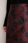 Red and Black Breezy Poppy Lorelei Skirt