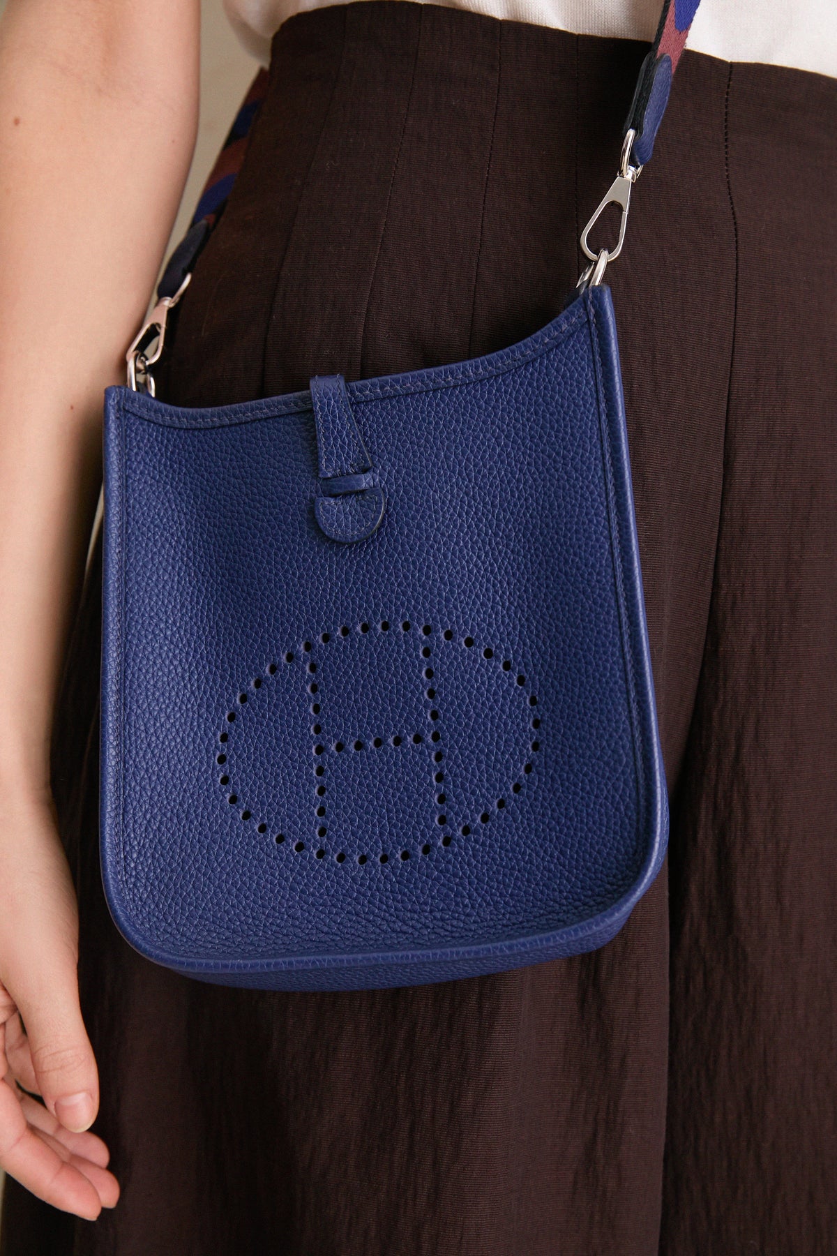 HERMES Amazon Blue Saphir Evelyn 16 Tpm