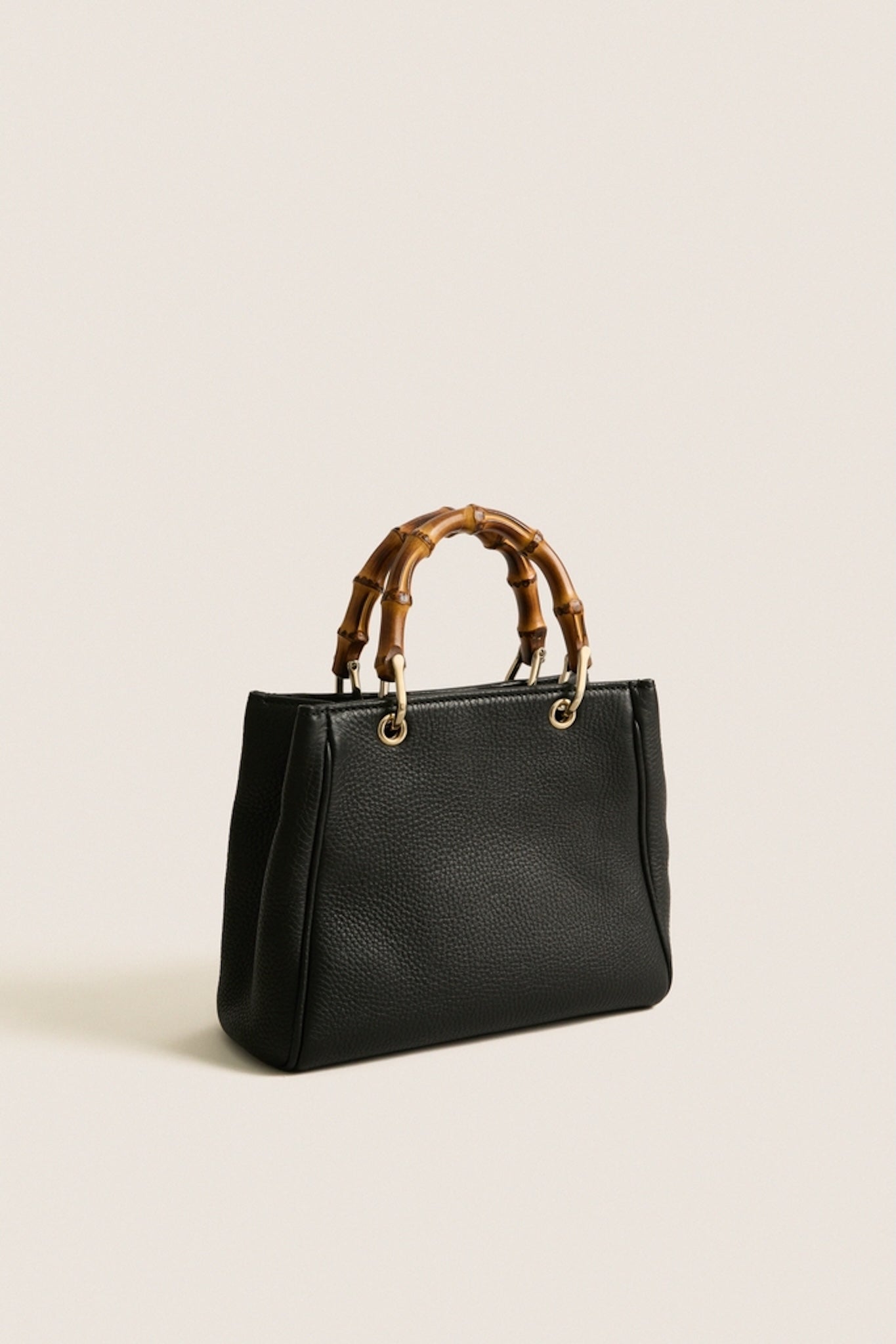 GUCCI Black Cowhide Leather Two-Way Shoulder Bag