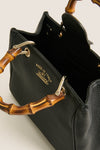 GUCCI Black Cowhide Leather Two-Way Shoulder Bag