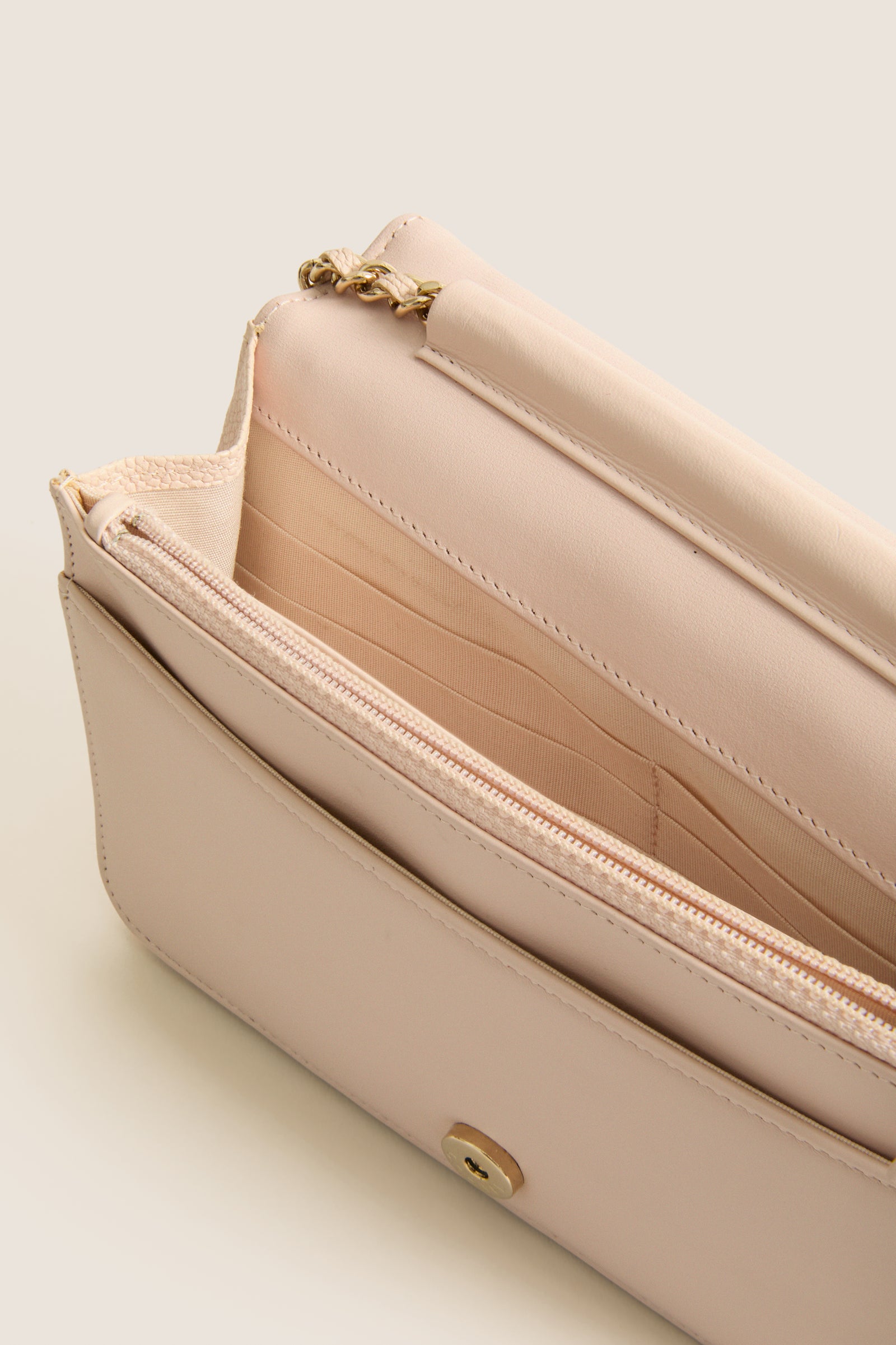 CHANEL Beige Boy Matelasse Shoulder Bag Grained Calfskin