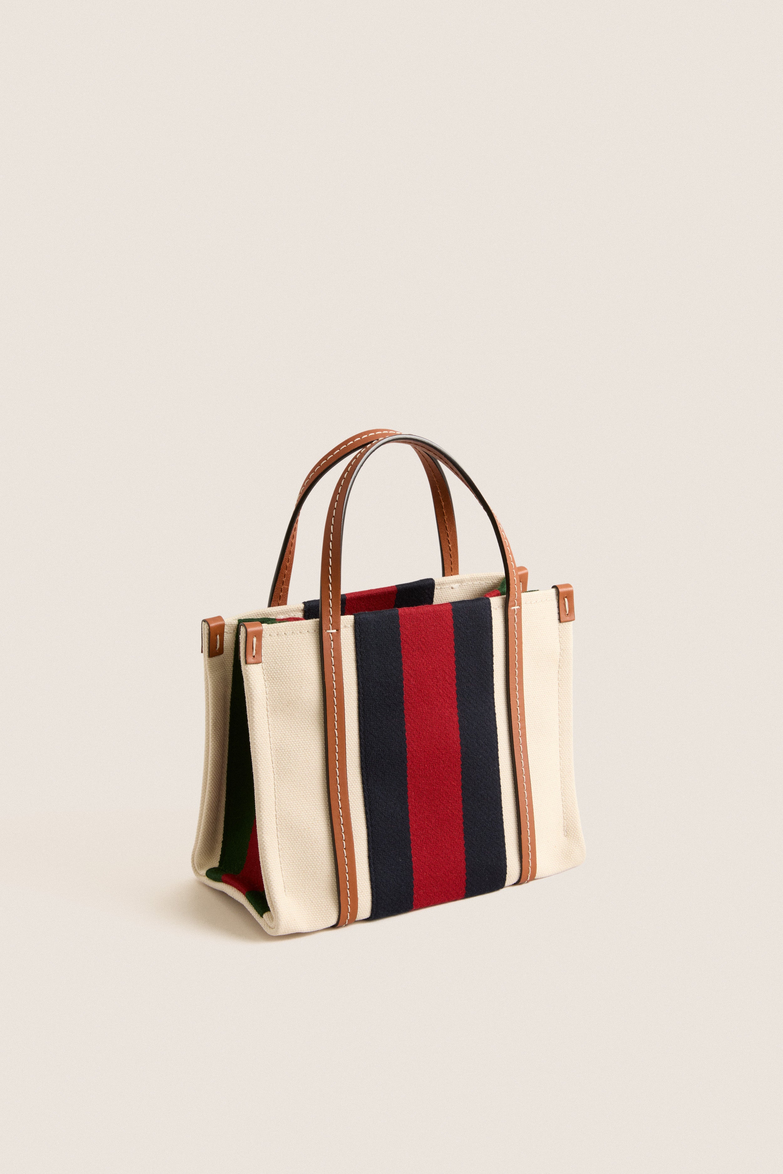 GUCCI Beige Interlocking G X Leather Two-Way Handbag | Tuckernuck