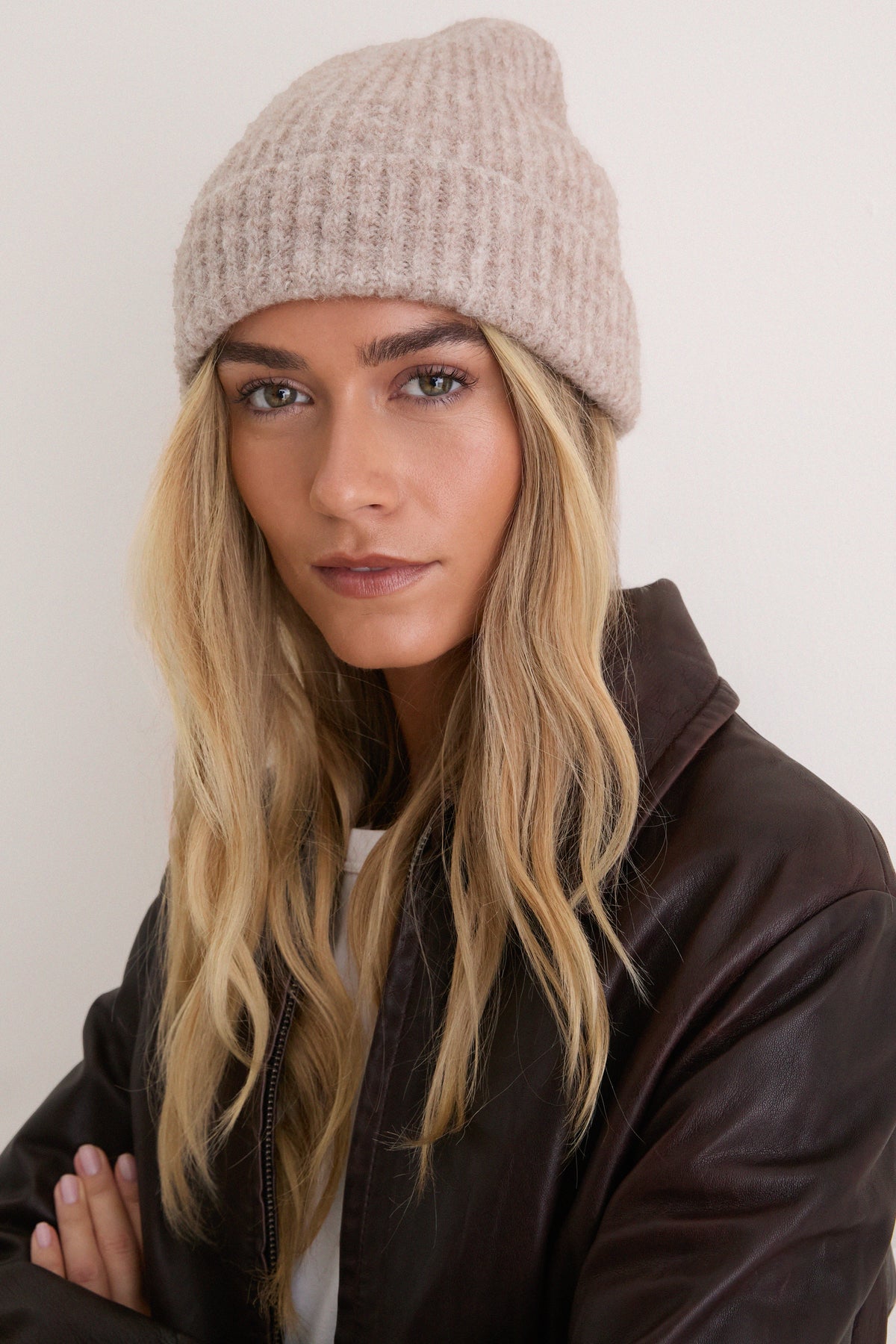 Oatmeal Piper Beanie