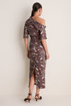 Chocolate Brown Bowery Midi Dress