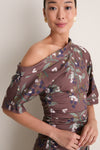 Chocolate Brown Bowery Midi Dress