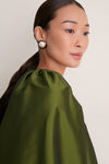 Dark Lime George Short Dress