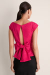Raspberry Moire Atticus Top