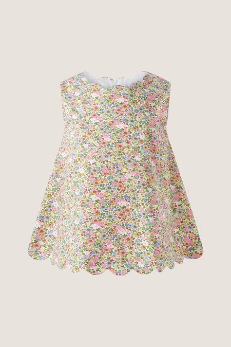 Pastel Floral Scalloped Set