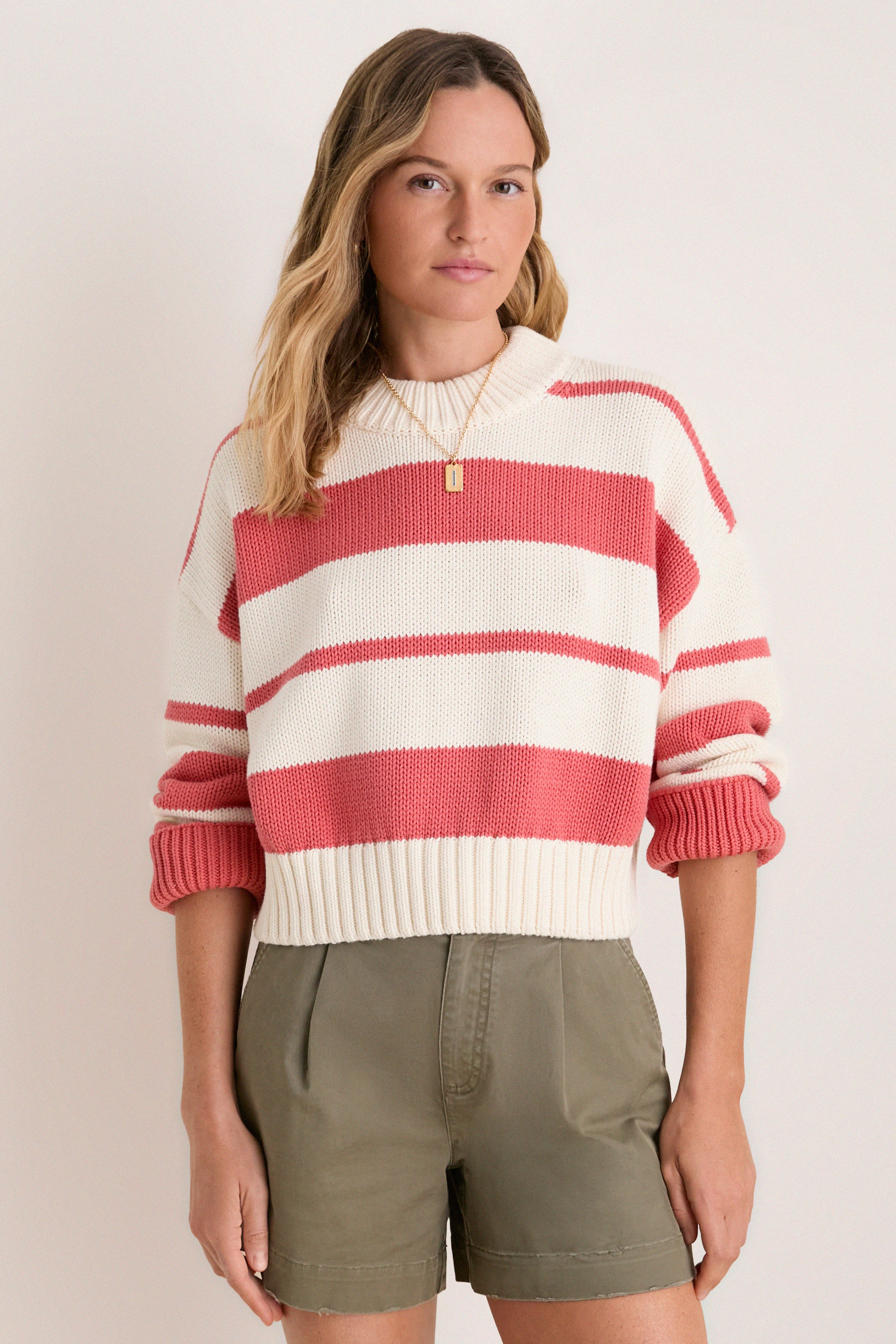 Nantucket Reds Stripe Cotton Brooks Sweater | Tuckernuck x