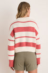 Nantucket Reds Stripe Cotton Brooks Sweater