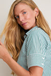 Hunter Stripe Short Sleeve Shirt