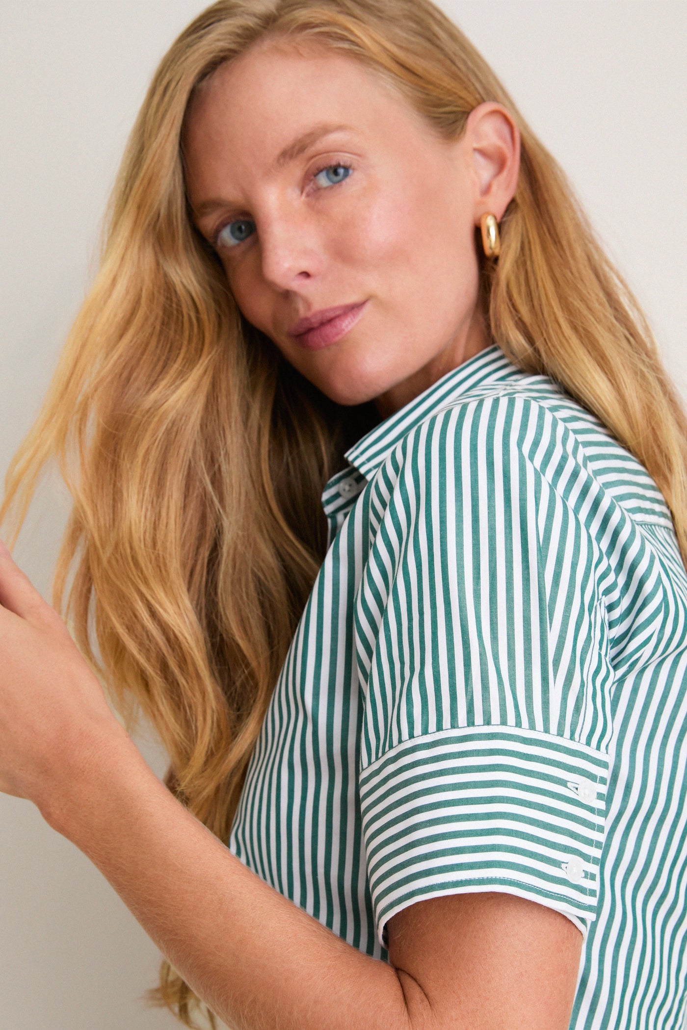 Hunter Stripe Short Sleeve Shirt
