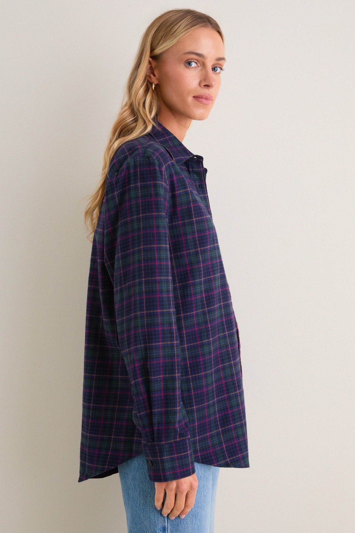 Tartan Plaid Boyfriend Shirt