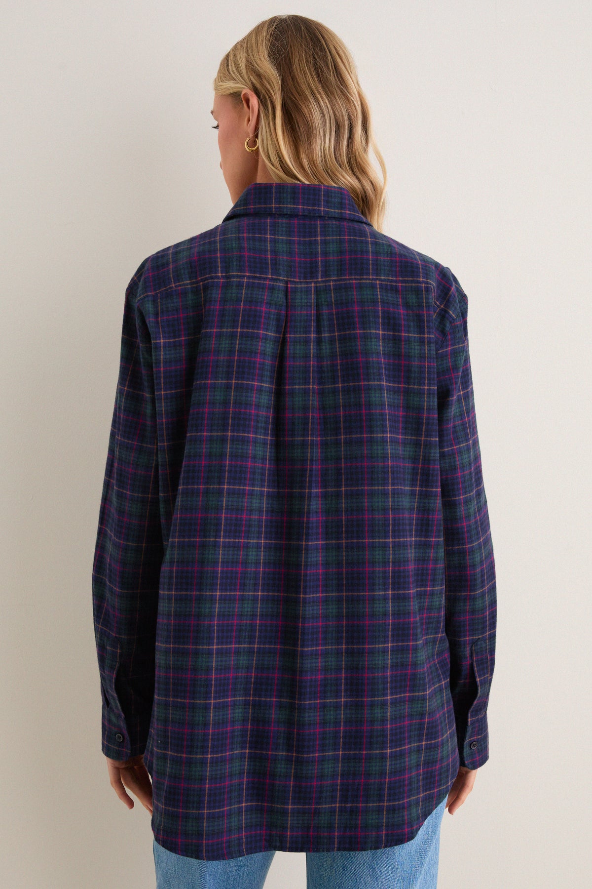 Tartan Plaid Boyfriend Shirt