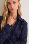 Tartan Plaid Boyfriend Shirt