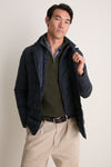 Navy Quilted Blazer with Windguard
