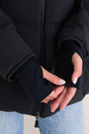 Black New Impact Quilted Waterproof Jacket