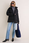 Black New Impact Quilted Waterproof Jacket