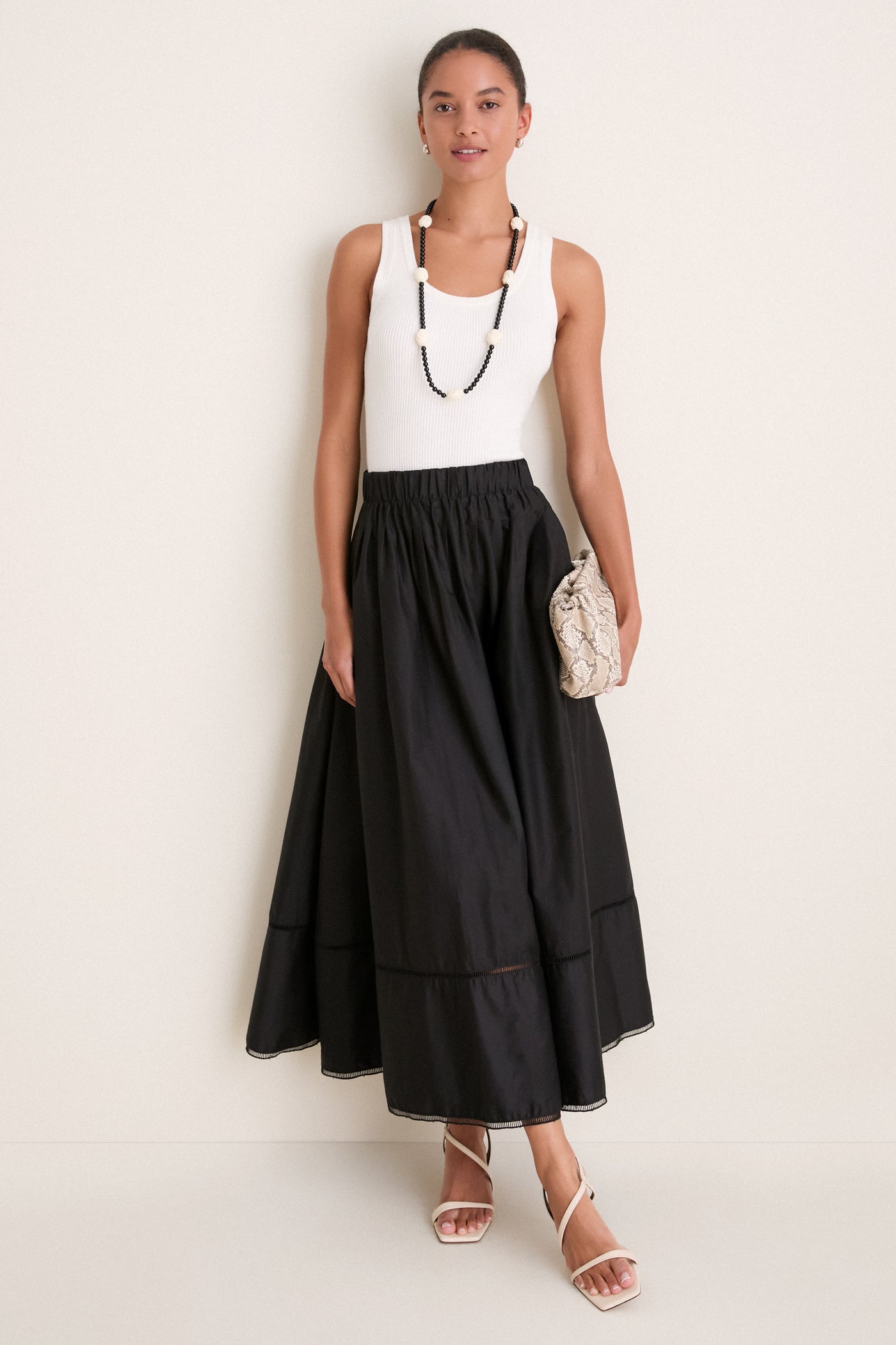 Black and Ivory Myra Necklace
