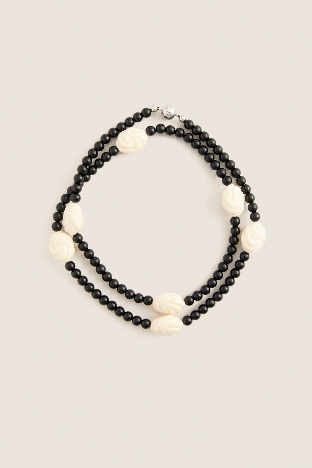 Black and Ivory Myra Necklace