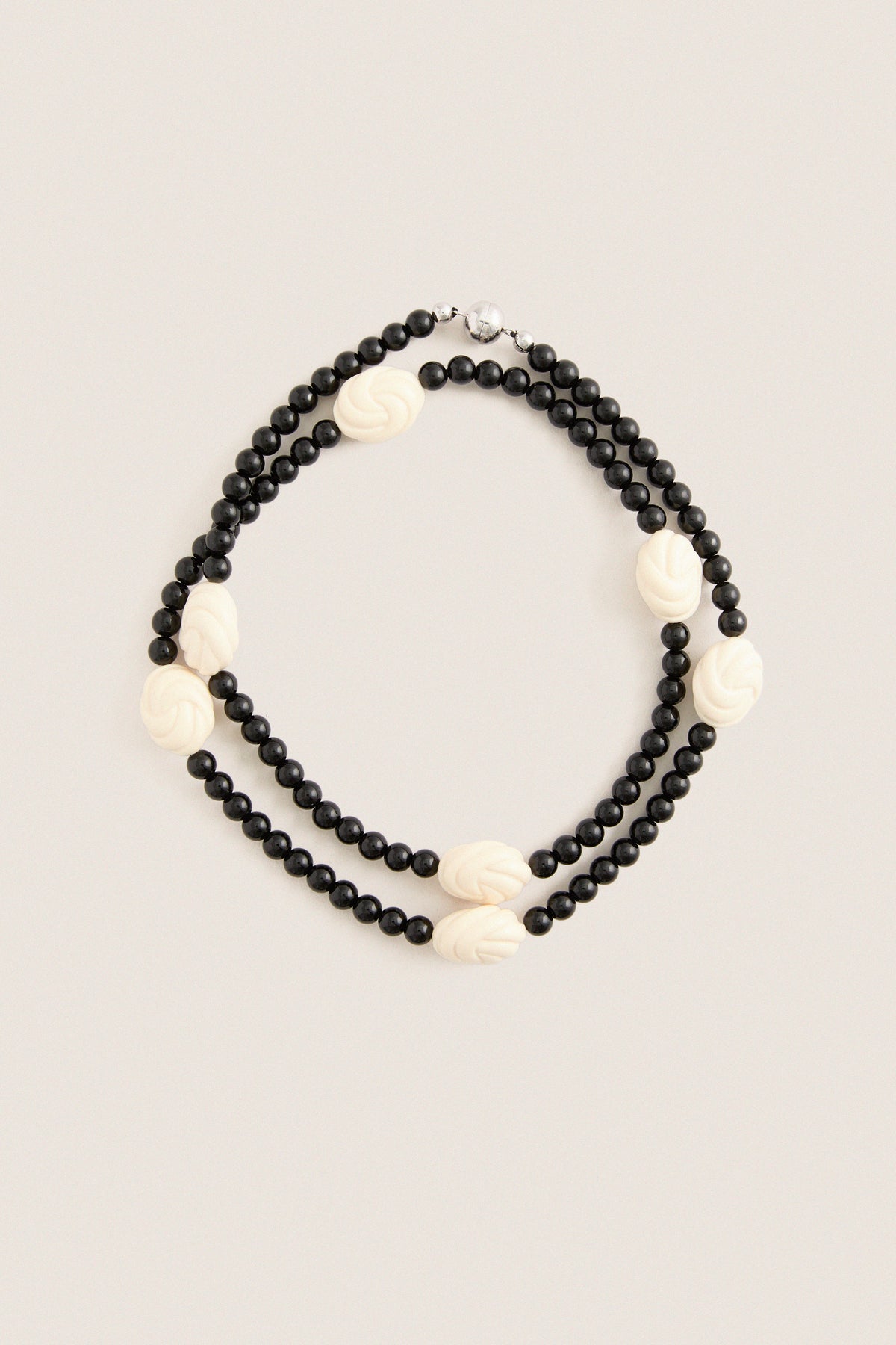 Black and Ivory Myra Necklace