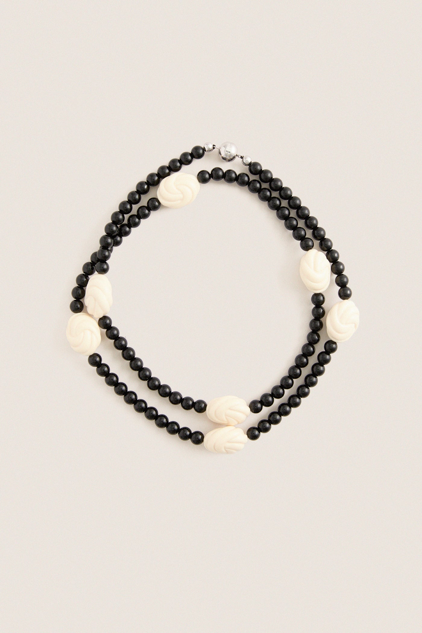 Black and Ivory Myra Necklace