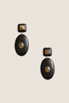 Black and Brown Pantheon Earrings