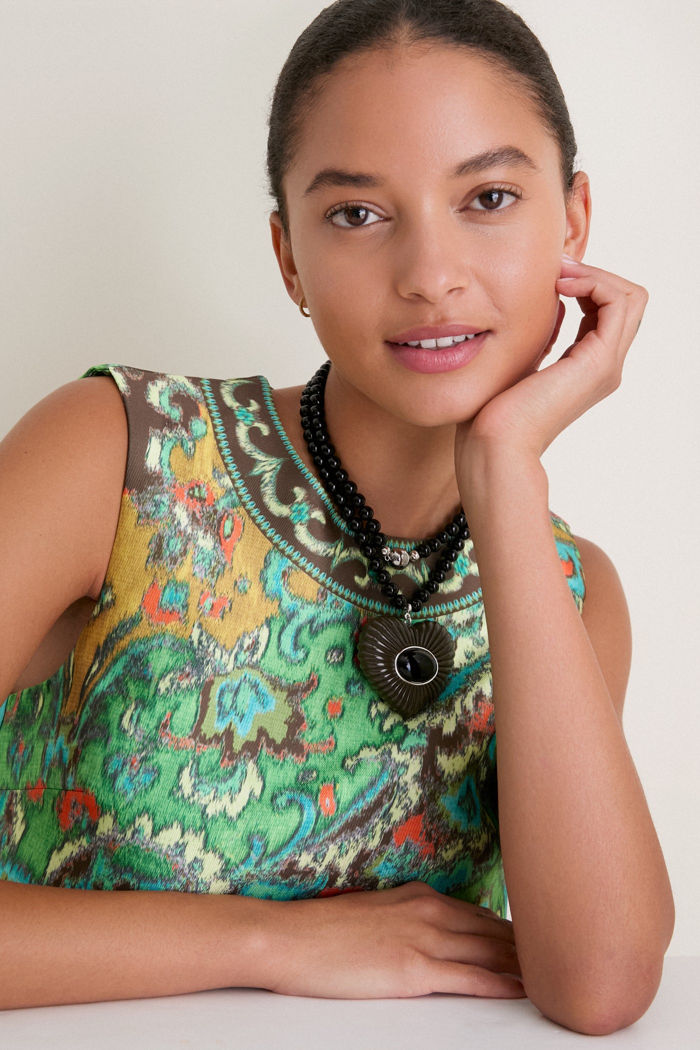 Black and Brown Solis Necklace