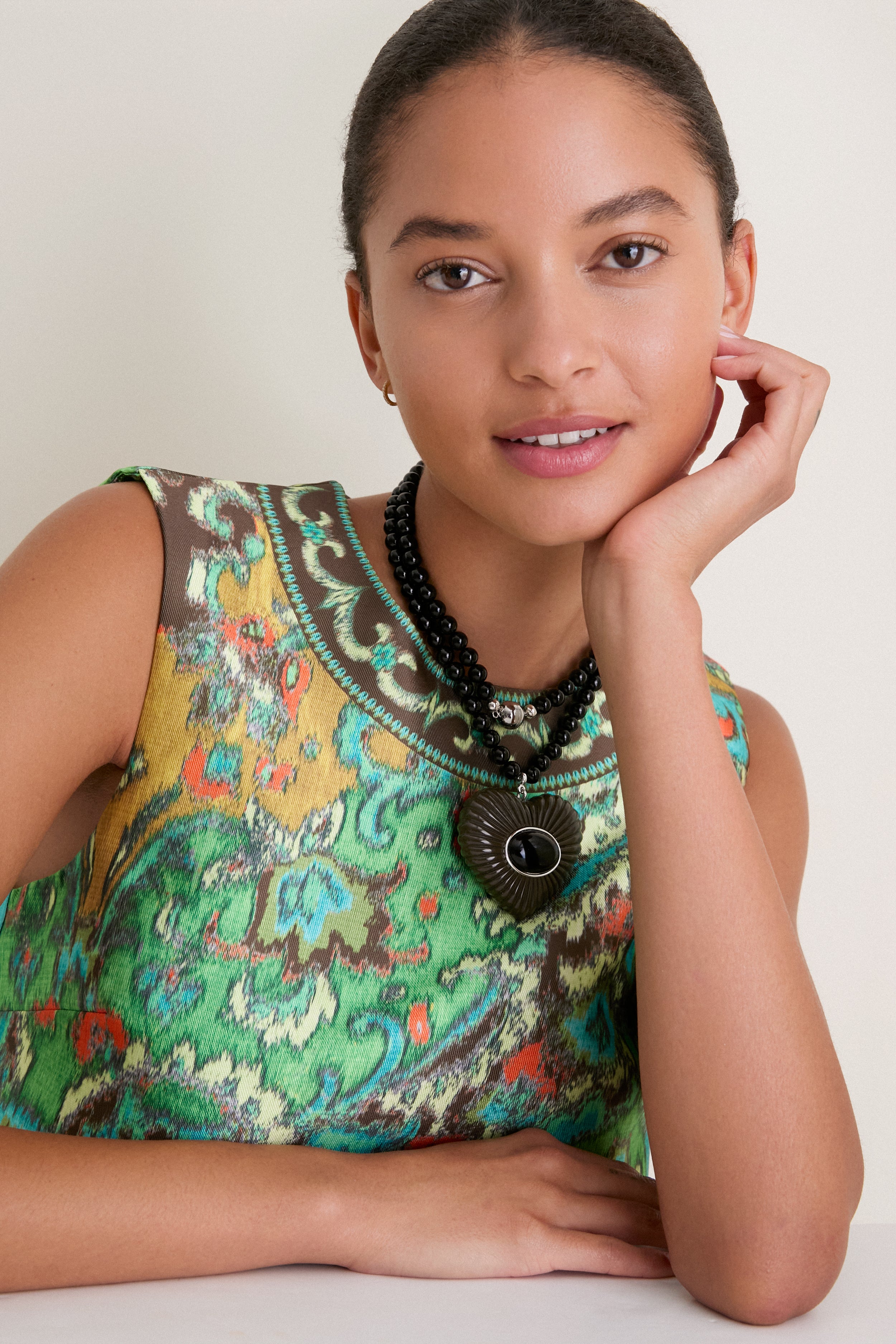 Black and Brown Solis Necklace