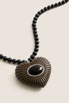 Black and Brown Solis Necklace