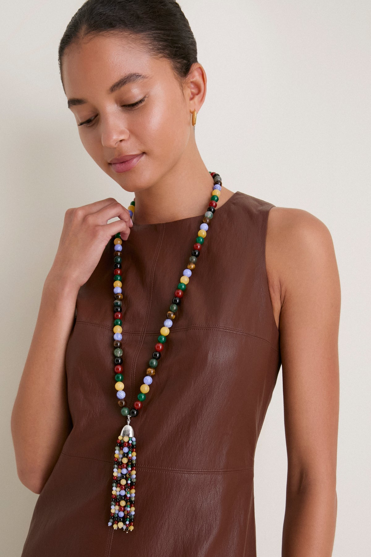 Multi Delfina Linea Necklace