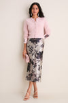 Antique Rose Boucle Alpaca Cardigan