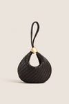 Mocha Woven Leather Zambia Bag