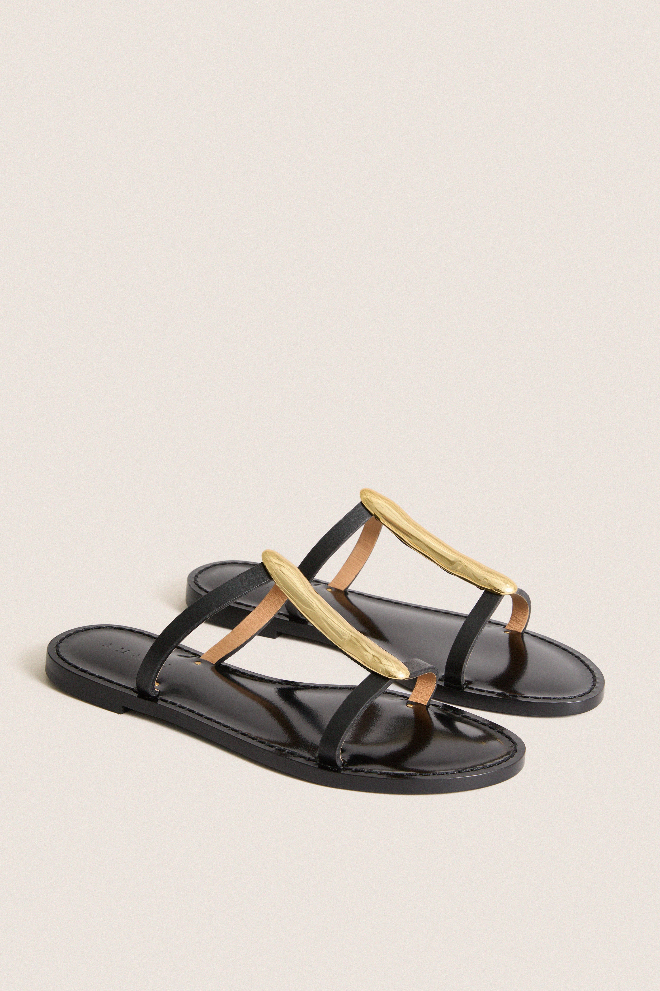 Black Sahara Sandals