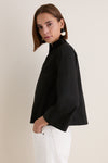 Black Long Sleeve Celeste Top