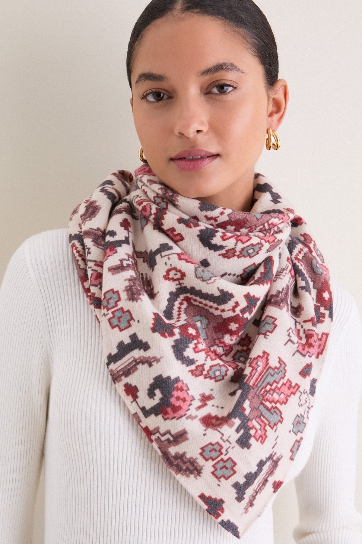 Off-White Fable Horizon Kilim Scarf
