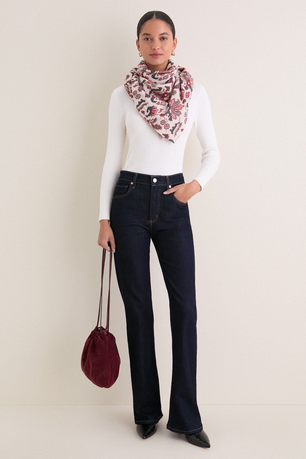 Off-White Fable Horizon Kilim Scarf