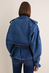 Clean Indigo Pascale Trench