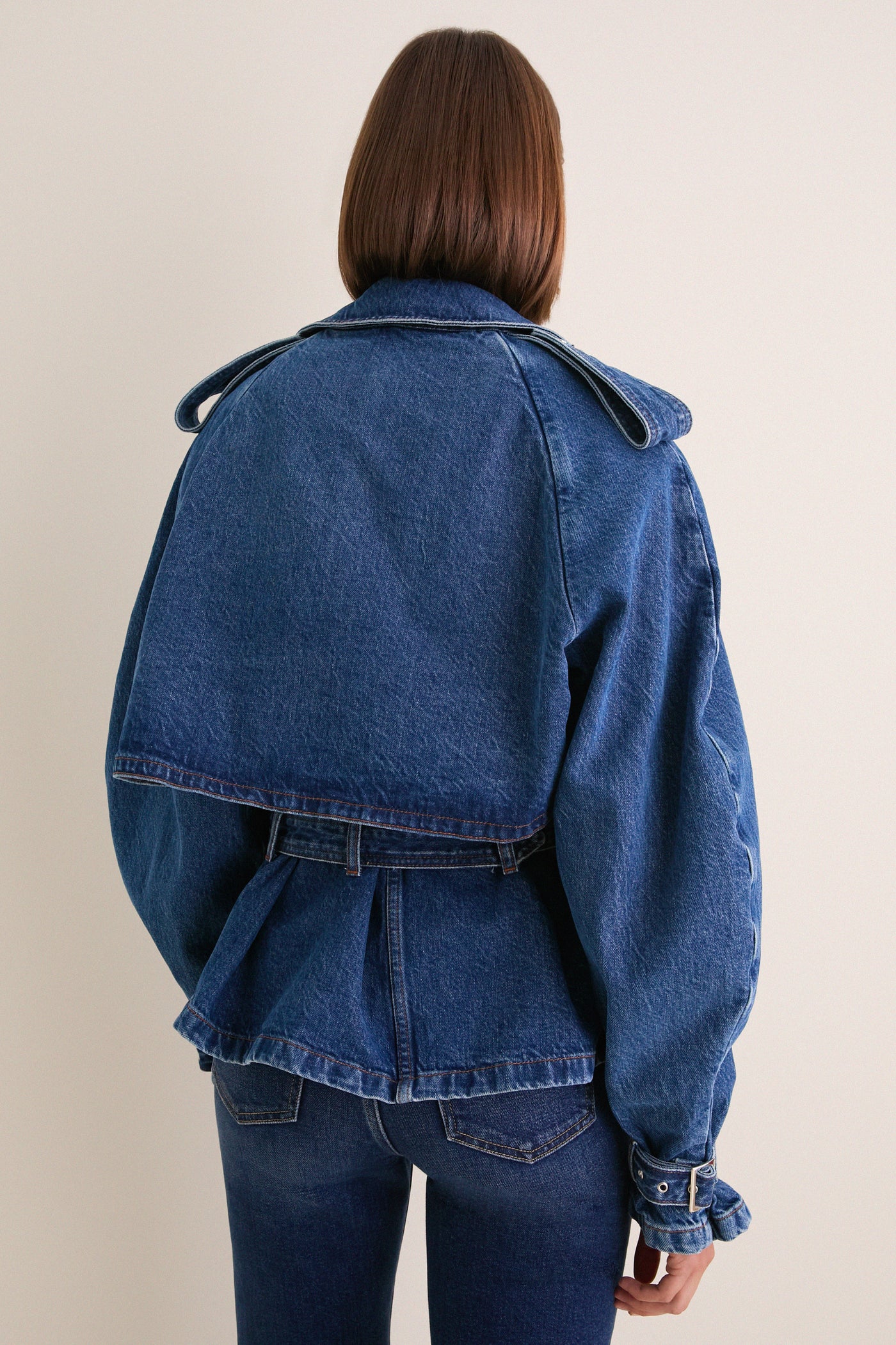Clean Indigo Pascale Trench