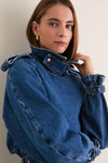 Clean Indigo Pascale Trench