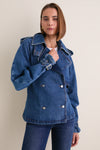 Clean Indigo Pascale Trench