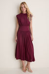 Burgundy Fran Dress